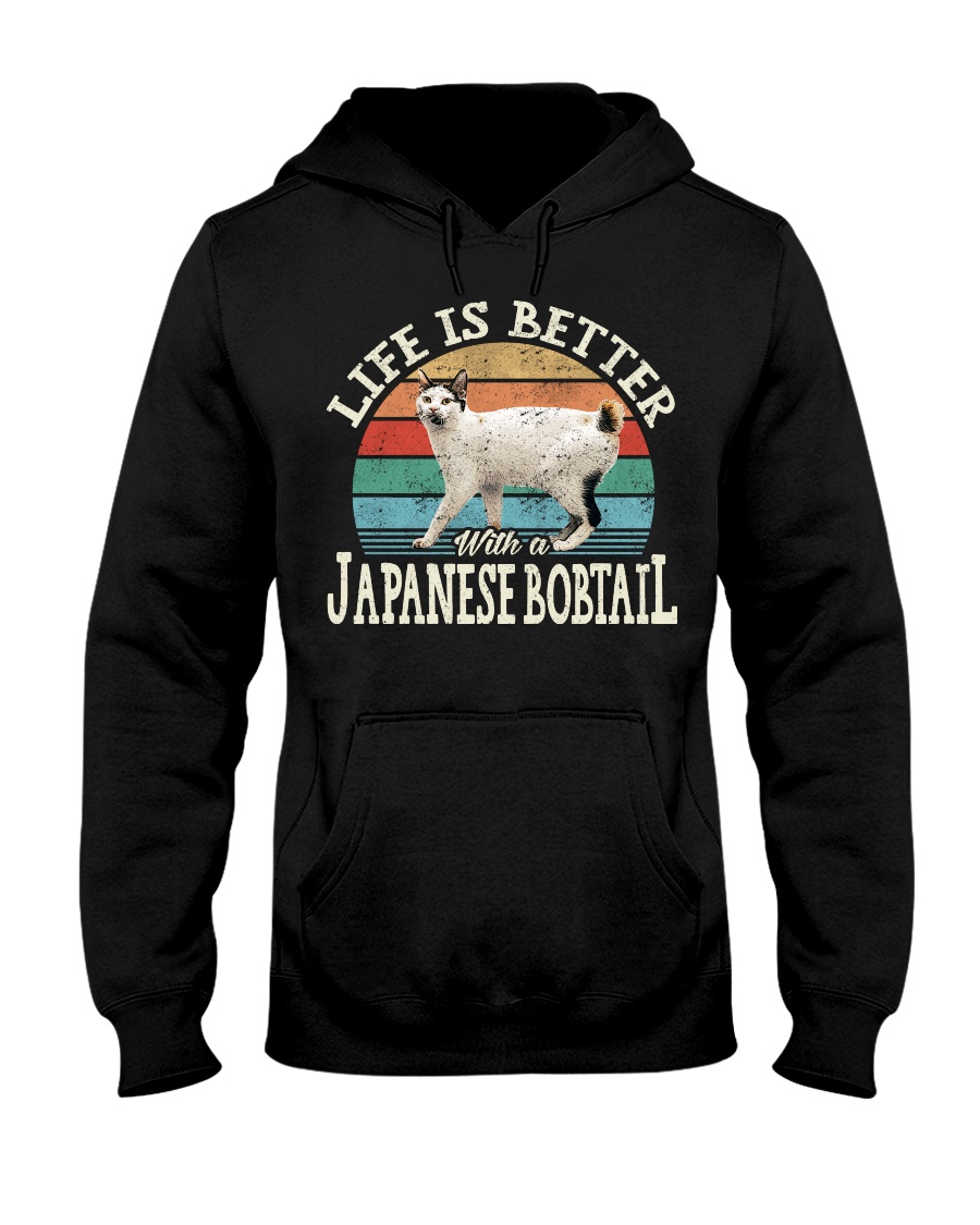 Life Is Better With A Japanese Bobtail Unique T-Shirt, Stylish Hoodie And Warm Sweatshirt - Image 2