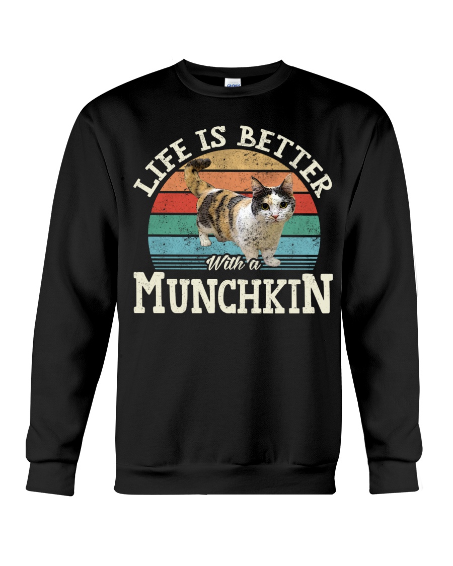 Life Is Better With A Munchkin Chic T-Shirt, Comfortable Hoodie And Warm Sweatshirt - Image 4