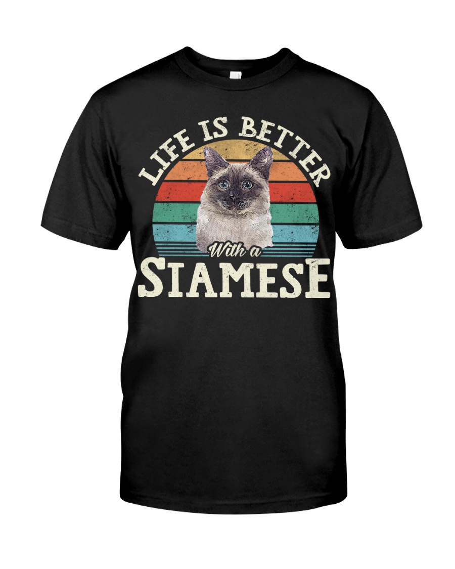 Life Is Better With A Siamese Chic T-Shirt, Cozy Hoodie And Warm Sweatshirt
