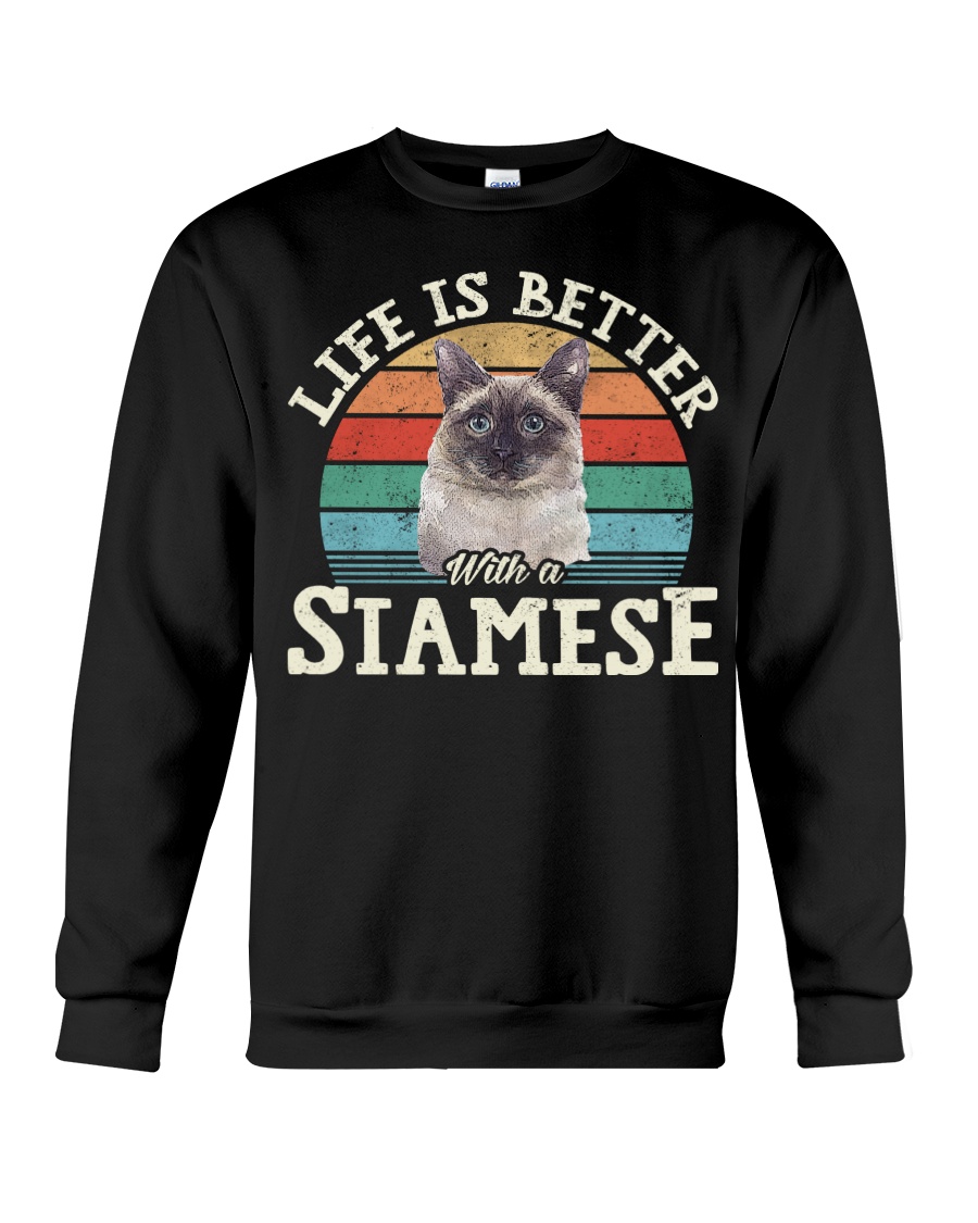 Life Is Better With A Siamese Chic T-Shirt, Cozy Hoodie And Warm Sweatshirt - Image 4