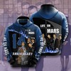 Life On Mars Custom All Over Print 3D Hoodie for Men