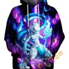 Light Blue Mewtwo All Over Print 3D Hoodie for Men