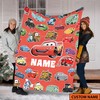 Lightning McQueen and Friends Blanket - Cars Movie Fun and Soft Gift for Kids