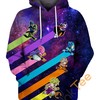 Lines Colors Of Dragon Ball 3D Hoodie All Over Print