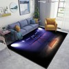 Liven up Your Space with Personalized Basketball Court Area Rug - Non-Slip Doormat for Living Room and Bedroom