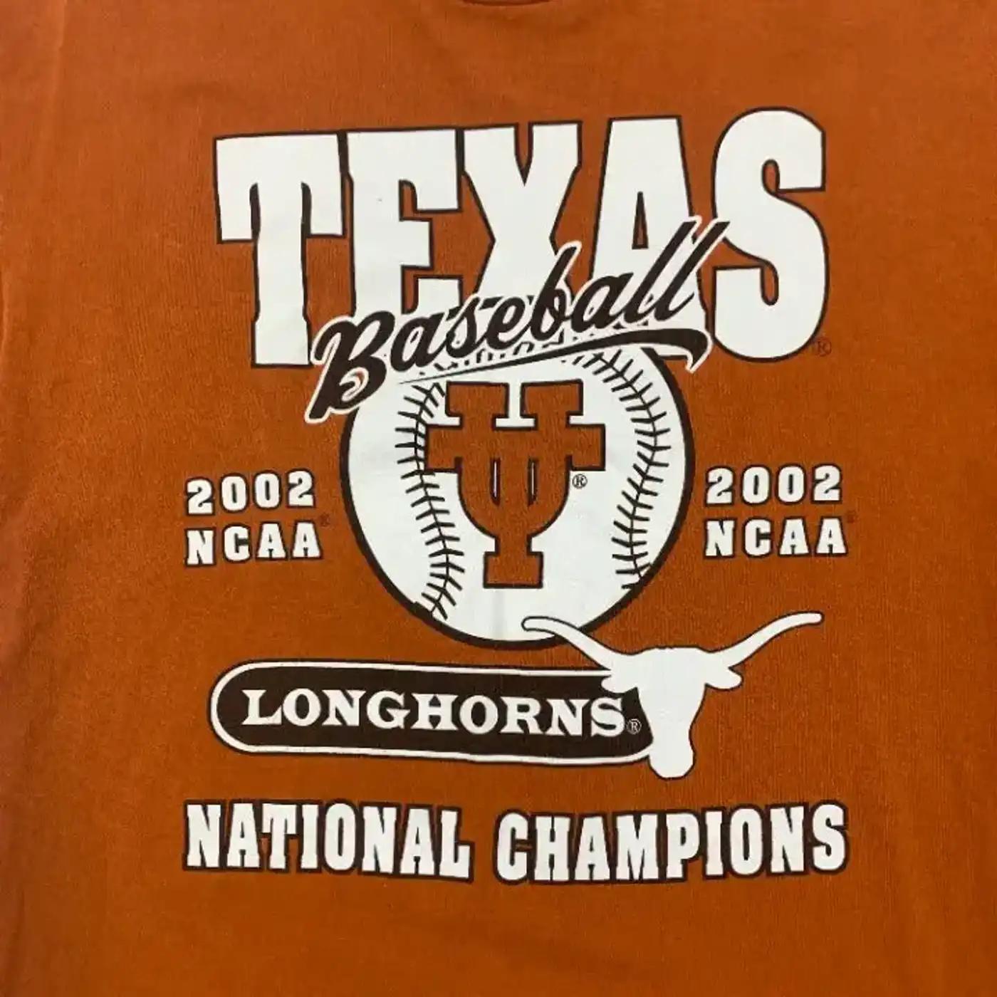 Longhorns 2002 College World Series Champs T-Shirt Sweatshirt Hoodie American Football Gifts Lover - Image 2