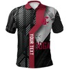 Look Bold in the NCAA Washington State Cougars Black and Red Special Polo Shirt with Custom Text and Number