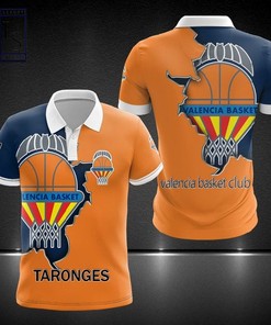 Look Classy with Valencia Basket 3D Polo Shirt for all body types