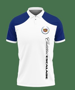 Look Dashing in Blue with Our Cadillac Escalade Tnt-Hl Polo Shirt Ver 2 Made from Breathable Fabric