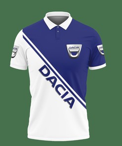 Look Dashing in Blue with Our Dacia Vth-Va Polo Shirt Ver 1 Made from Breathable Fabric
