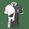Look Sharp In Our 3D Printed Renault Ttt-Lt Polo Shirt Ver 1 (Grey)