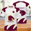 Look Stylish with South Sydney Rabbitohs 3D Polo Shirt and Stay Comfortable with Breathable Fabric