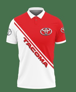 Look Suave in Our 3D Printed Tacoma Nqp-Va Polo Shirt Ver 2 (Red)