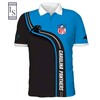 Look sharp on game day in this Carolina Panthers NFL Polo Shirt, featuring the iconic team logo and stylish design.