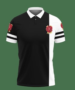 Looking for a new look? Try this modern, 3D Printed Jim Beam Tnc-Lt Polo Shirt Ver 2 in Black