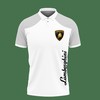 Looking for a shirt that's both stylish and comfortable? Try this Grey 3D Printed Lamborghini Nct-Va Polo Shirt