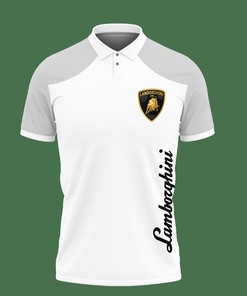 Looking for a shirt that's both stylish and comfortable? Try this Grey 3D Printed Lamborghini Nct-Va Polo Shirt
