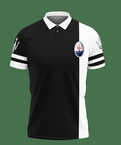 Looking for a versatile and stylish shirt? Try this Black 3D Printed Maserati Nct-Lt Polo Shirt Ver 2