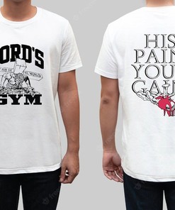 Lord's Gym Jesus Workout Tee - Christian Pain and Gain Shirt