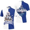 Los Angeles Dodgers 2020 World Series Champions Polo Shirt with All Over 3D Print Design