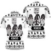 Los Angeles Kings Ugly Sweatshirt and Personalized All Over Print Polo T-shirt for a cozy winter night