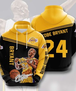 Los Angeles Lakers Men's 3D Hoodie with All Over Print Design