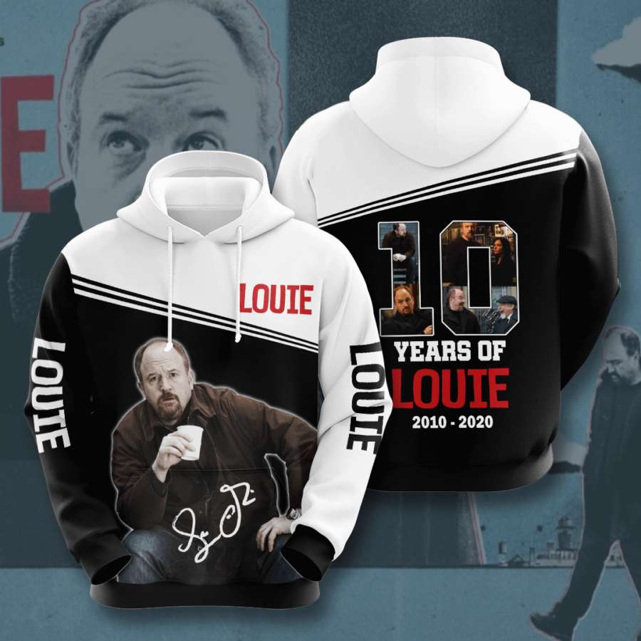 Louie Custom All Over Print 3D Hoodie for Men