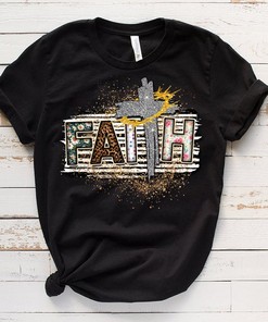Love Like Jesus Cross Tee - Faith Church Print Military Green T-Shirt
