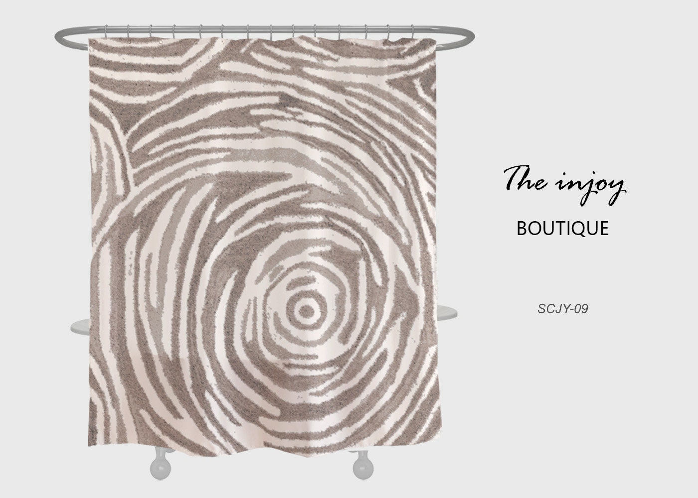 Lovely Rose Shower Curtain, Elegant Waterproof & Washable Bathroom Accessory, Custom Sizes for Perfect Bath Decor