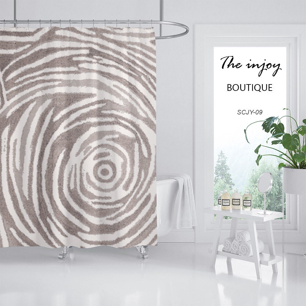 Lovely Rose Shower Curtain, Elegant Waterproof & Washable Bathroom Accessory, Custom Sizes for Perfect Bath Decor - Image 2