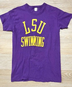 Lsu Ted’S Tigers Vintage 60S 70S Swimming Shirt T-Shirt, Sweatshirt, And Pullover Hoodie Single Stitch, Usa Made