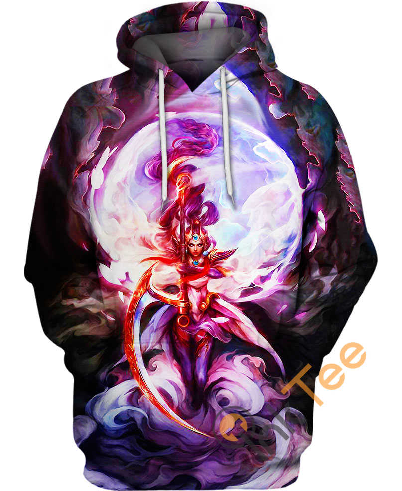 Lunar Goddess Diana All Over Print 3D Hoodie for Women