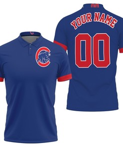 MLB Chicago Cubs Custom Royal 2019 Style Personalized 3D All Over Print Polo Shirt