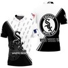 MLB Chicago White Sox Black And White Fan 3D Jersey Polo Shirt with Breathable Fabric
