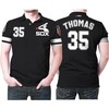 MLB Chicago White Sox Frank Thomas #35 Spring Training Cool 3D Polo Shirt