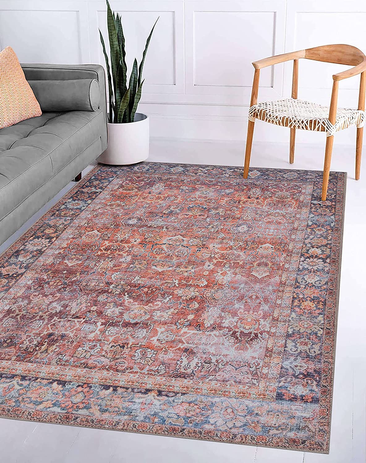 Machine Washable and Non-Slip Backing - Great Addition to Living Rooms, Bedrooms, Bathrooms, and Kitchens - Image 2