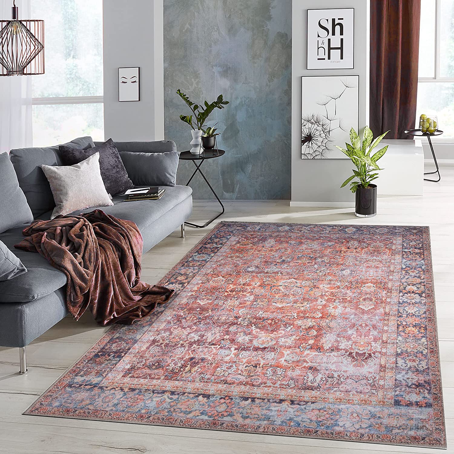 Machine Washable and Non-Slip Backing - Great Addition to Living Rooms, Bedrooms, Bathrooms, and Kitchens - Image 3