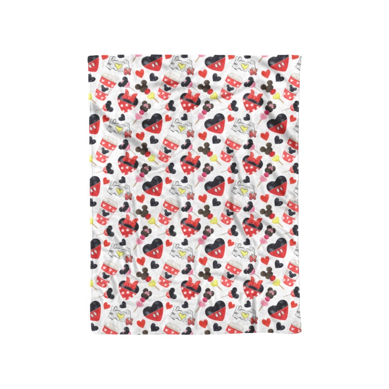 Magic Kingdom Valentines Day Disney Blanket, Cozy Fleece Blanket Perfect for Your Valentine - Image 3