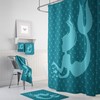 Magical Mermaid Green Shower Curtain, Add Charm to Your Bathroom Decor