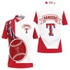 Make A Statement with Texas Rangers 3D All Over Print Polo Shirt