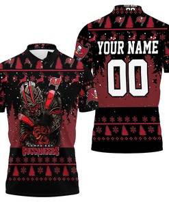 Make It Personal with Tampa Bay Buccaneers Siege The Day Christmas Personalized 3D All Over Print Polo Shirt