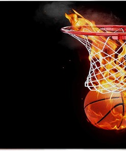 Make Your Dining Table Stand Out with Our Heat Resistant Non-Slip Placemats for Basketball and Sports Fans