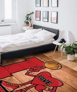 Make Your Space Stand out with Soft Non-Slip Basketball Throw Rugs - Perfect for Bedrooms, Living Rooms, and More!