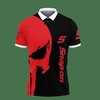 Make a Statement with Our 3D Printed Snap-On Ttt-Lt Polo Shirt Ver 1 (Black)