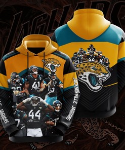 Make a Statement with a Custom Jacksonville Jaguars All Over Print Hoodie 3D
