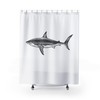 Make a bold statement with this Shark Week Jaws Shower Curtain
