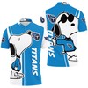 Make a statement with a printed polo shirt themed around Tennessee Titans for Snoopy lovers