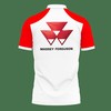 Make a statement with this Red 3D Printed Massey Ferguson Nct-Hl Polo Shirt Ver 3, perfect for any occasion