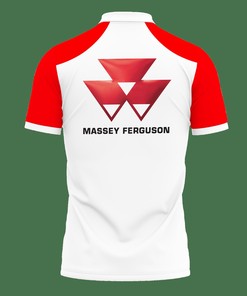 Make a statement with this Red 3D Printed Massey Ferguson Nct-Hl Polo Shirt Ver 3, perfect for any occasion
