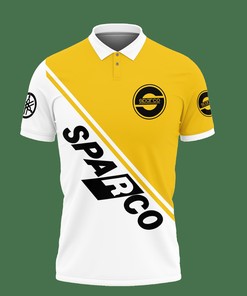 Make an Impact in Our 3D Printed Sparco An-Nh Polo Shirt Ver 2 (Yellow)